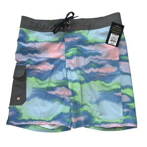Art Class Tie-Dye Board Shorts w/ Side Pocket & Adjustable Waist Boys 14 Husky